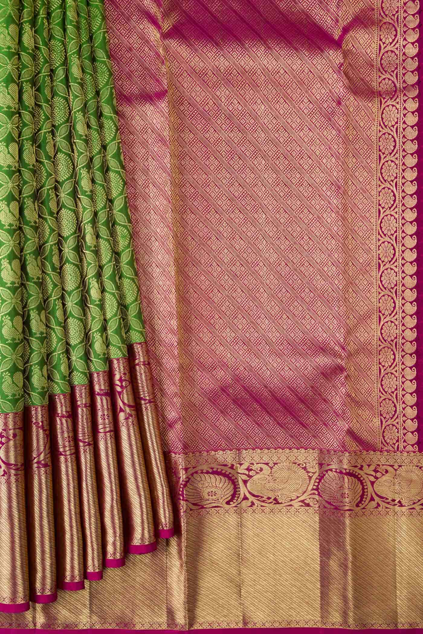 Green Kanchipuram Silk Saree