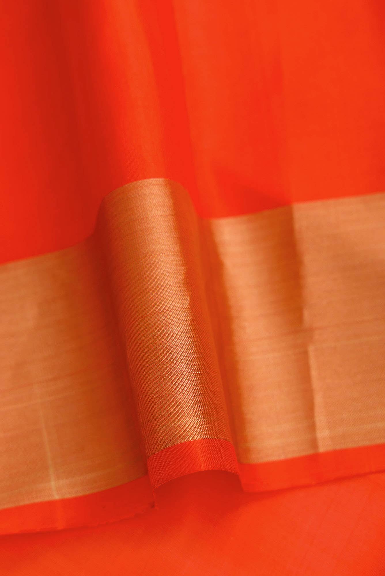 Mustard Dual Tone Soft Silk Saree