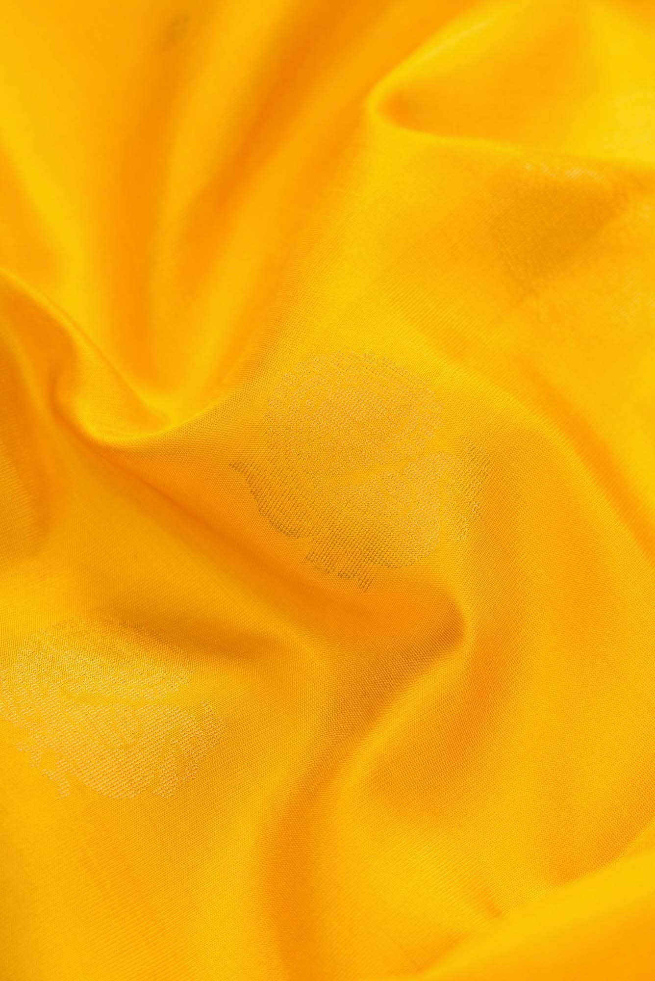 Mustard Dual Tone Soft Silk Saree