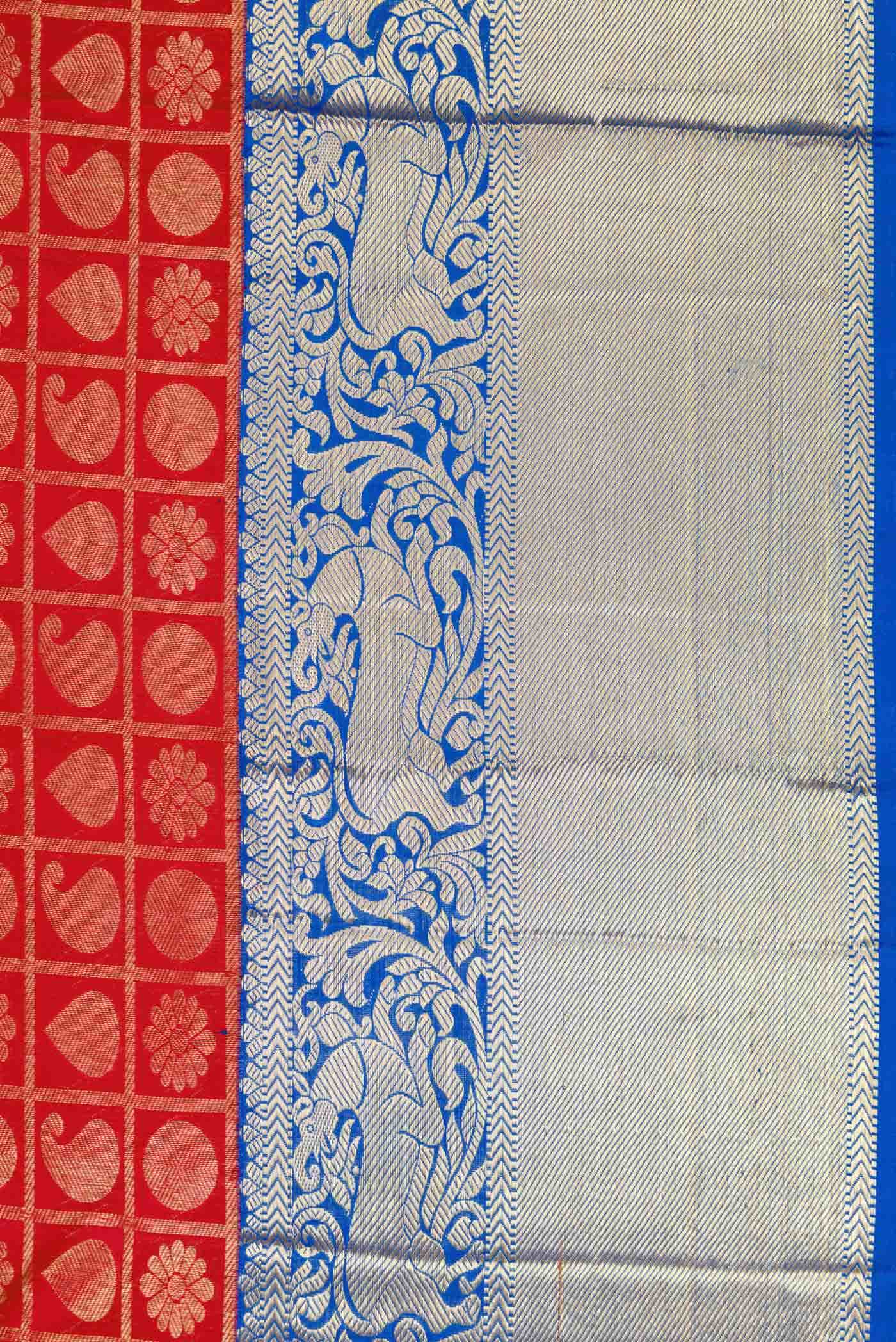 Red Kanchipuram Silk Saree