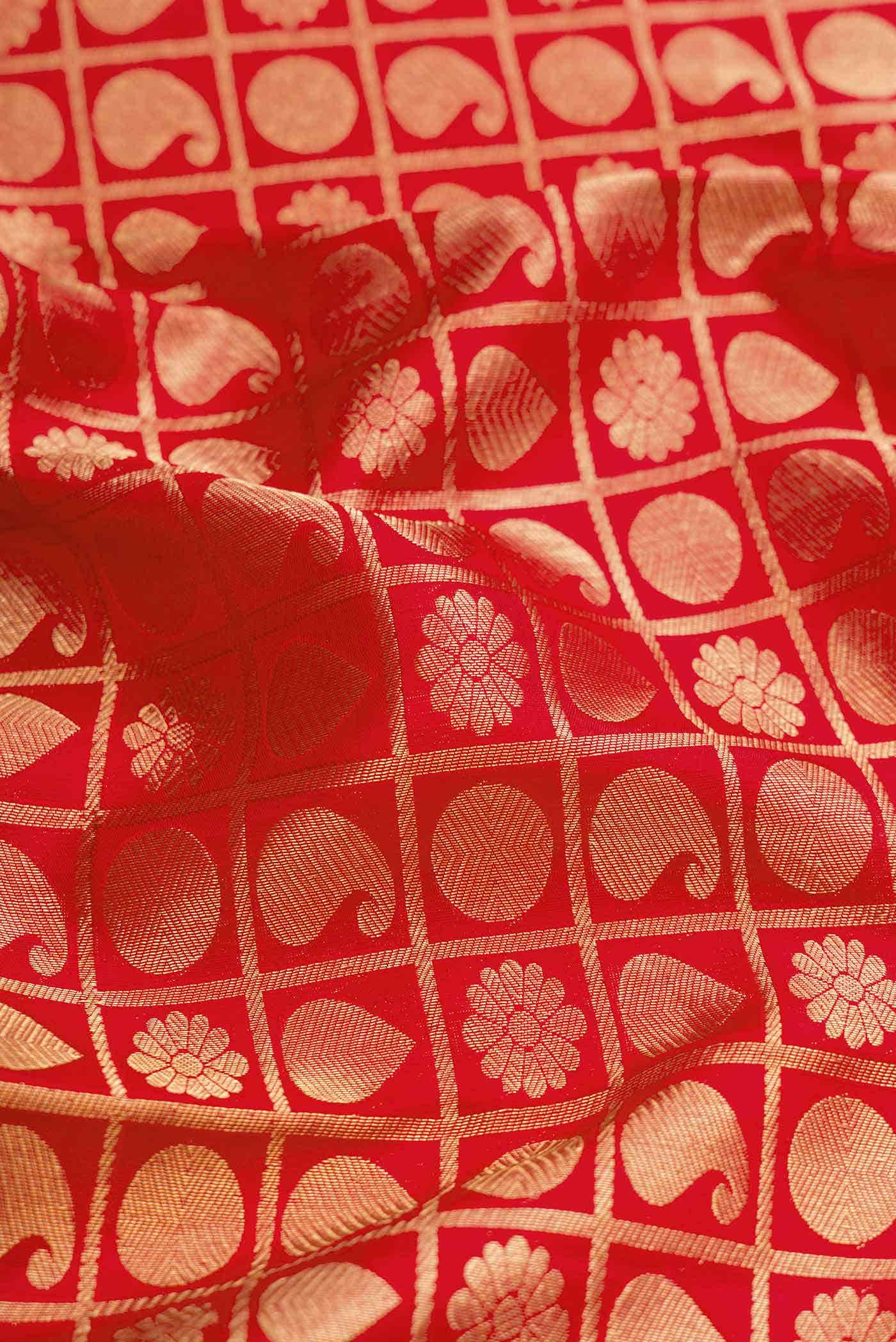 Red Kanchipuram Silk Saree