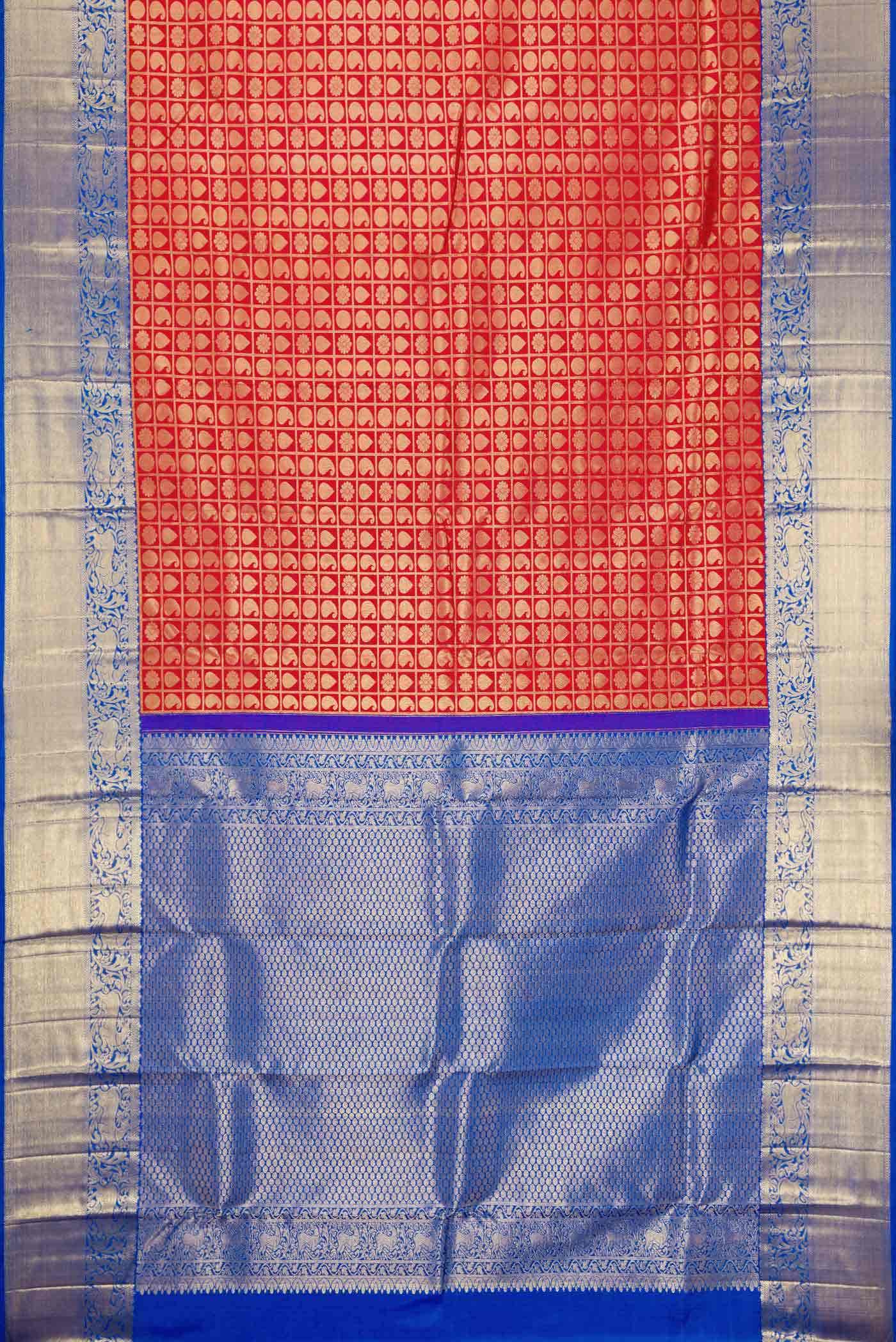 Red Kanchipuram Silk Saree