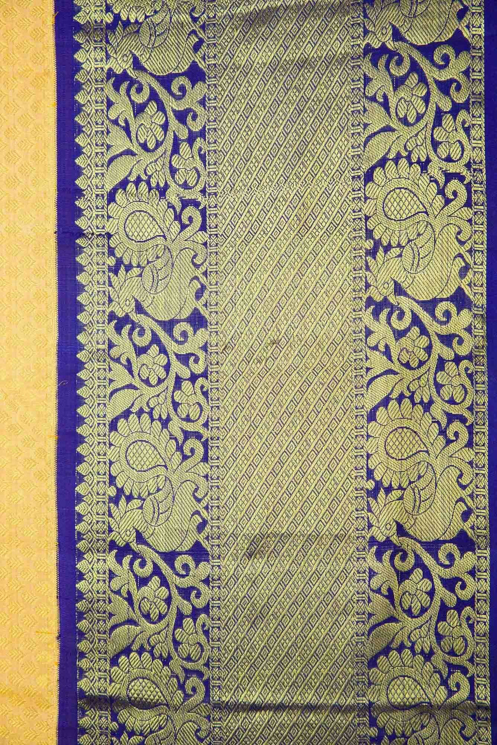 Sandal Dual Tone Kanchipuram Silk Saree