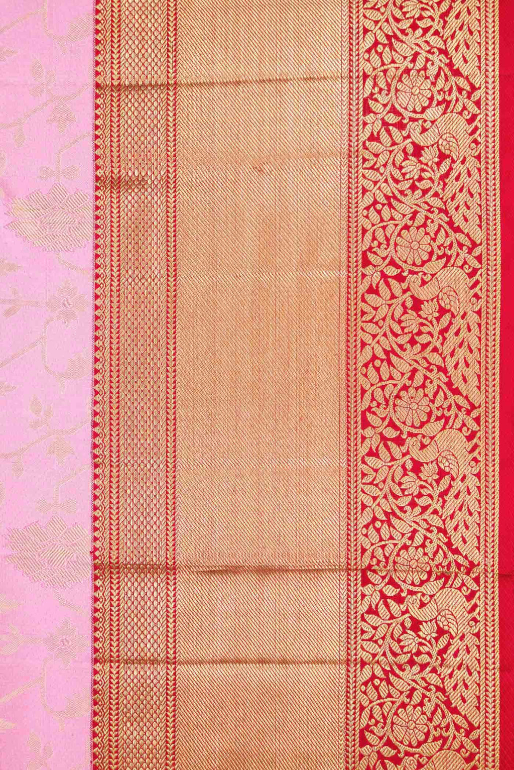 Pink Kanchipuram Silk Saree