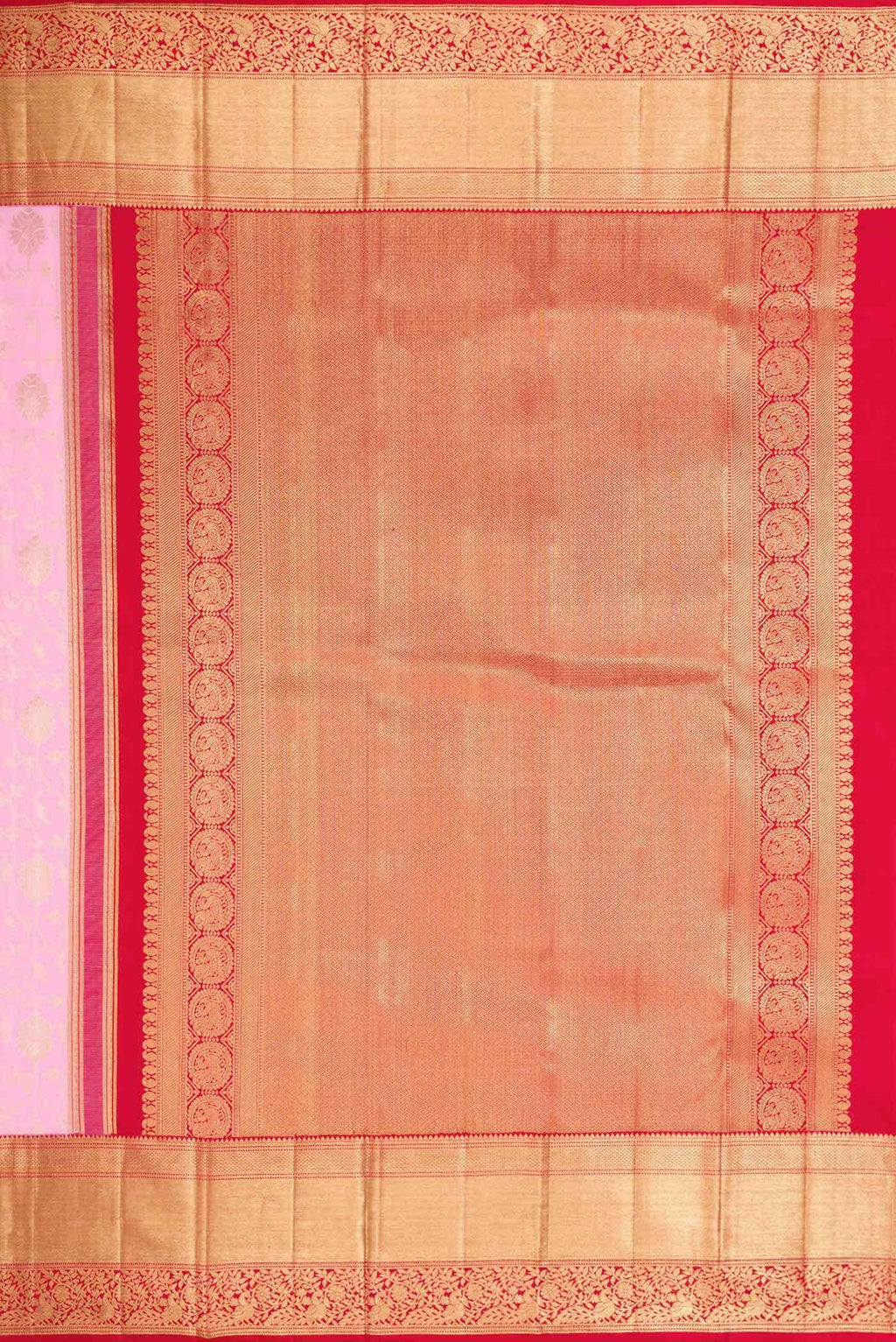 Pink Kanchipuram Silk Saree
