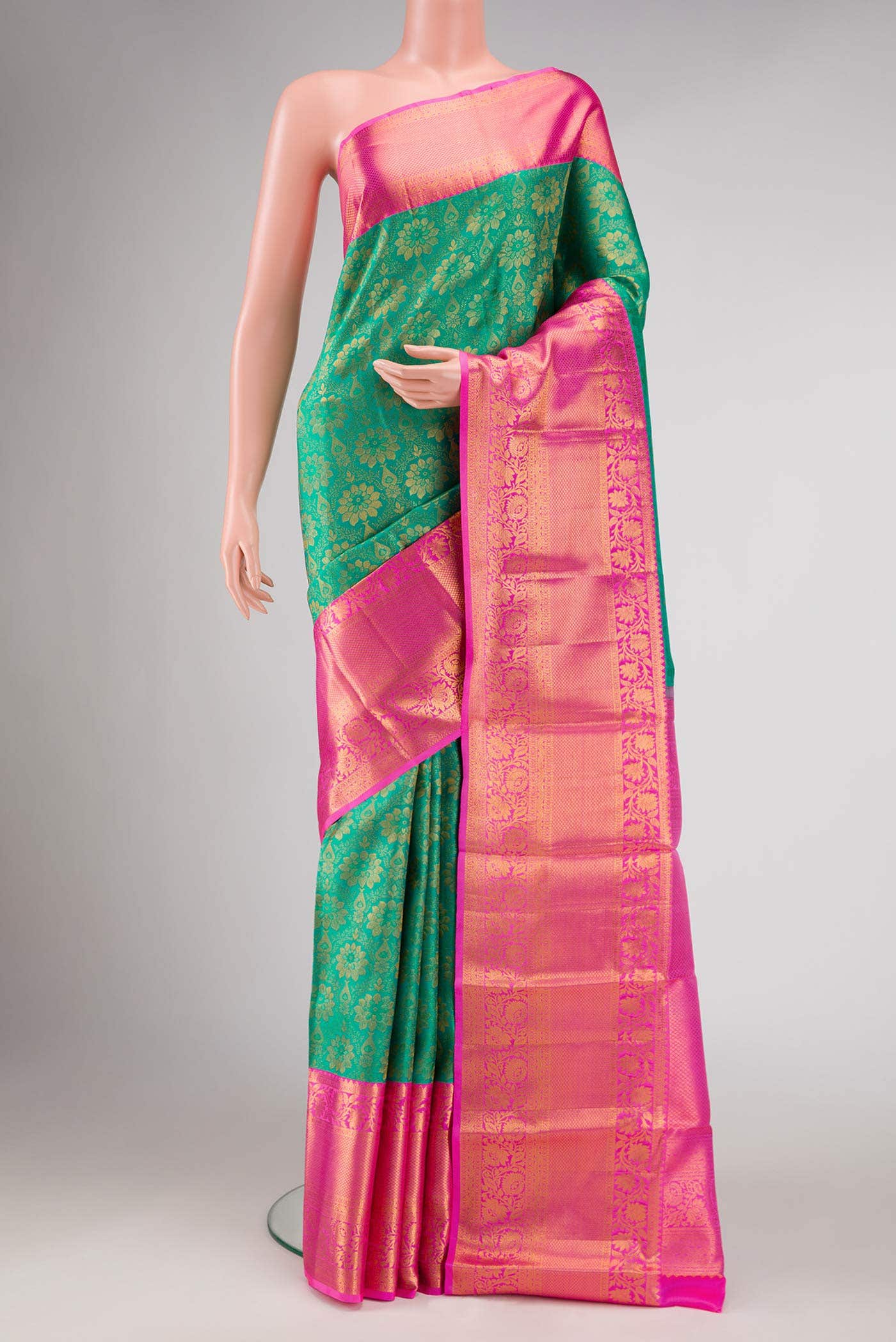 Green Kanchipuram Silk Saree