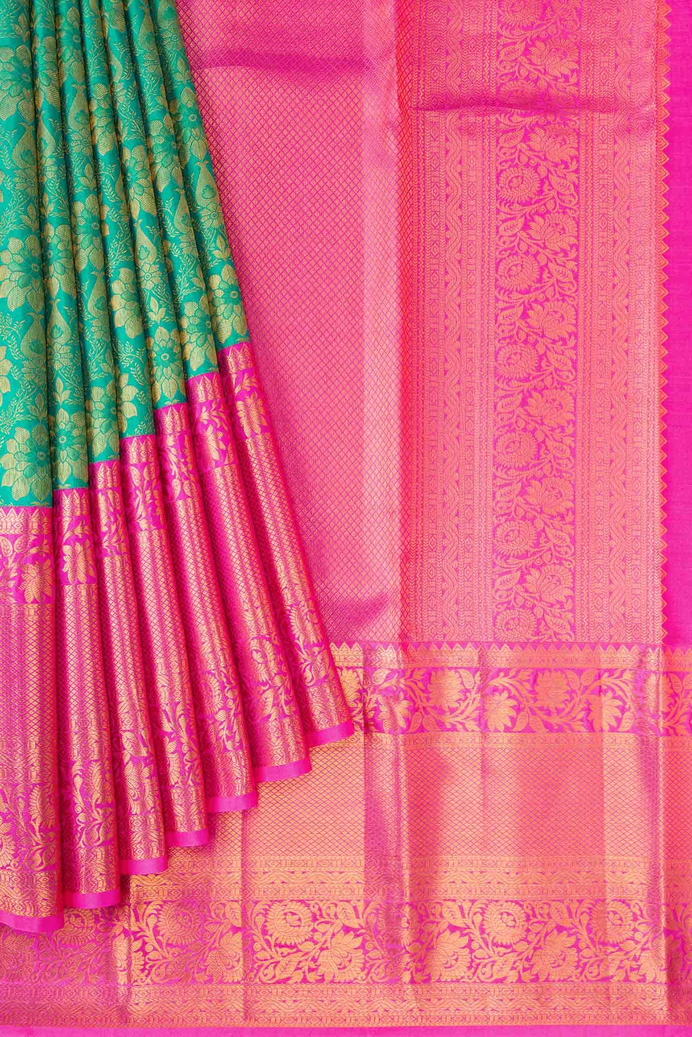 Green Kanchipuram Silk Saree
