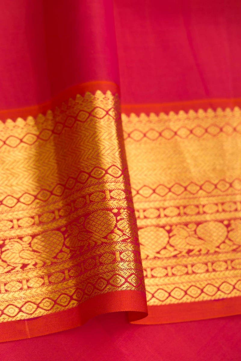 Blue Dual Tone Kanchipuram Silk Saree