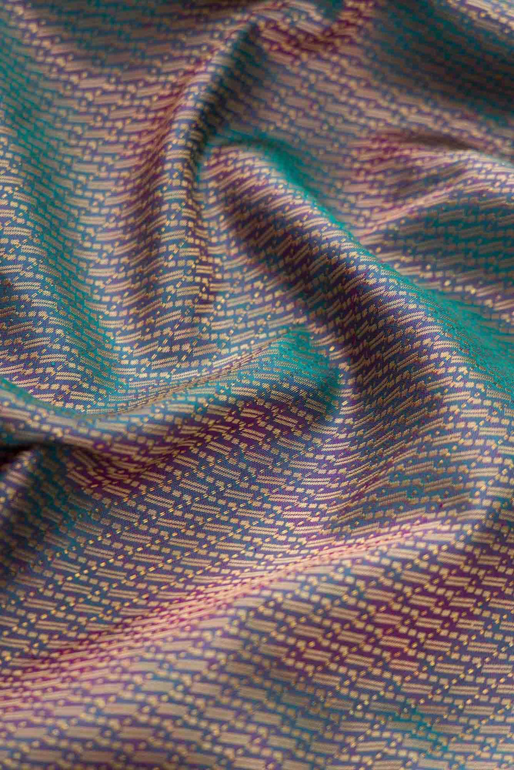 Green Dual Tone Kanchipuram Silk Saree