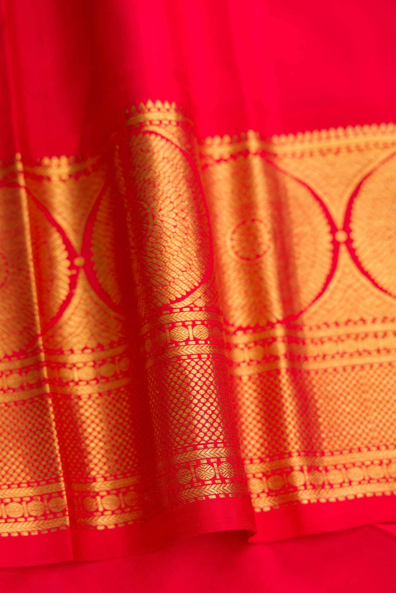 Pure Silk Pure Zari Brown Dual Tone Kanchipuram Saree