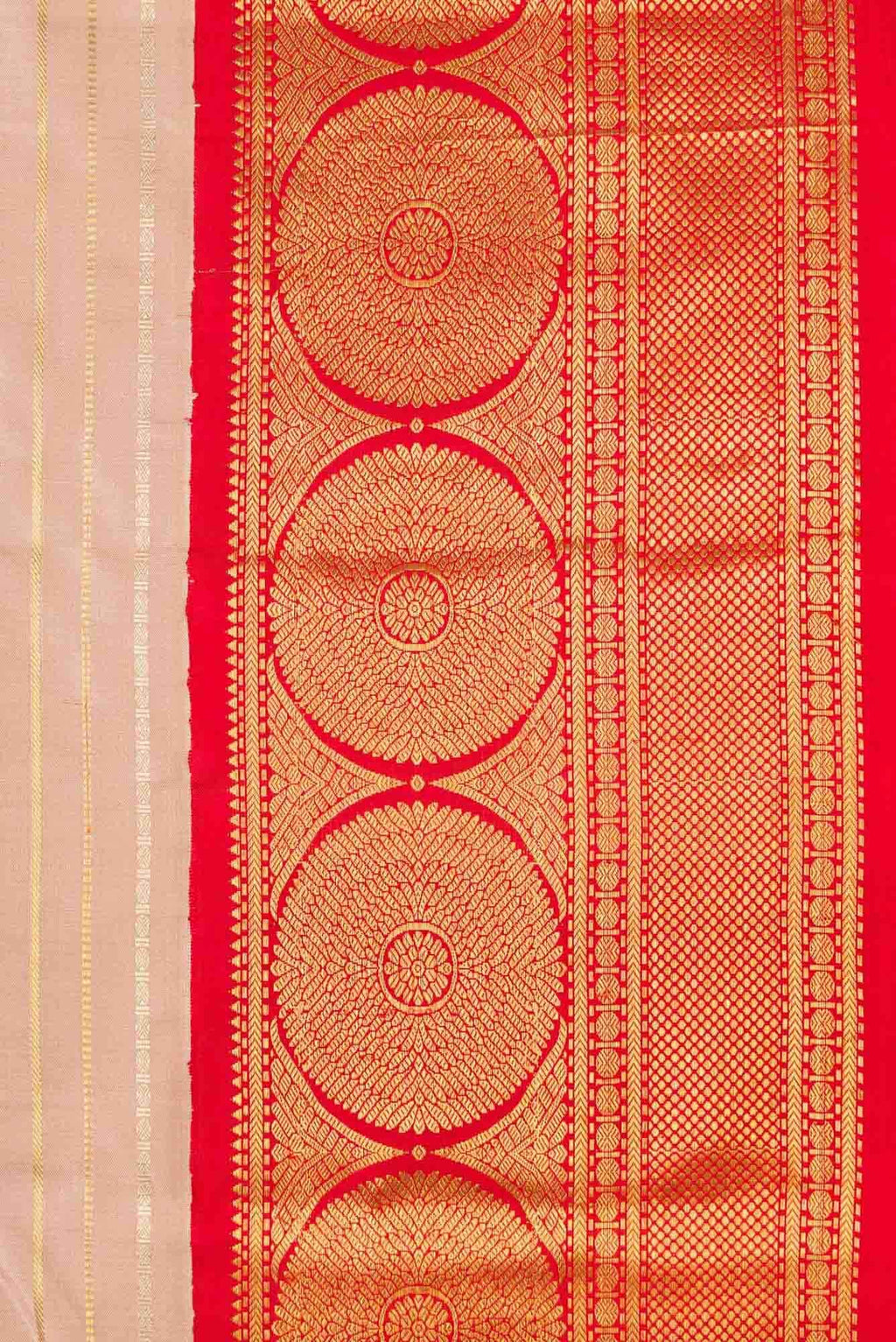 Pure Silk Pure Zari Brown Dual Tone Kanchipuram Saree