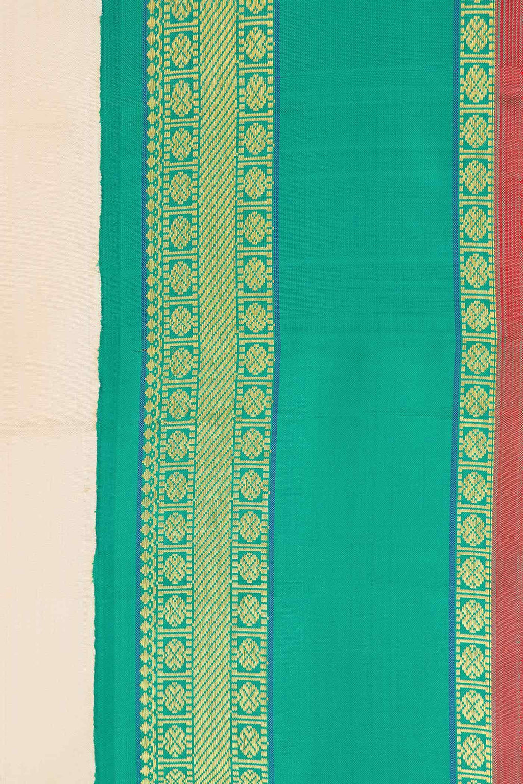 Pure Silk Pure Zari Sandal Dual Tone Kanchipuram Saree