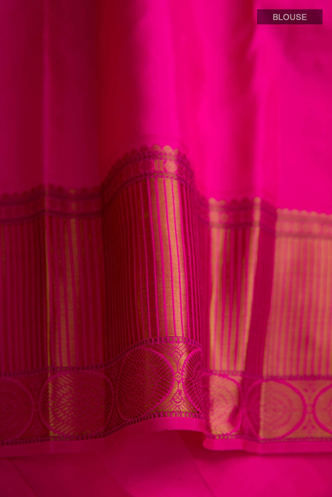 Yellow Dual Tone Kanchipuram Silk Saree
