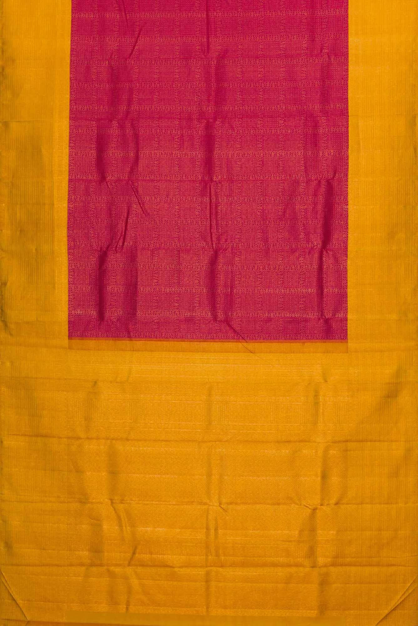 Maroon Dual Tone Kanchipuram Silk Saree