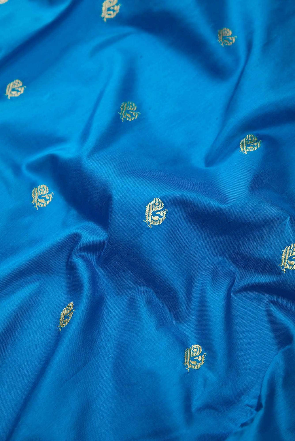 Sky Blue Dual Tone Paithani Silk Saree