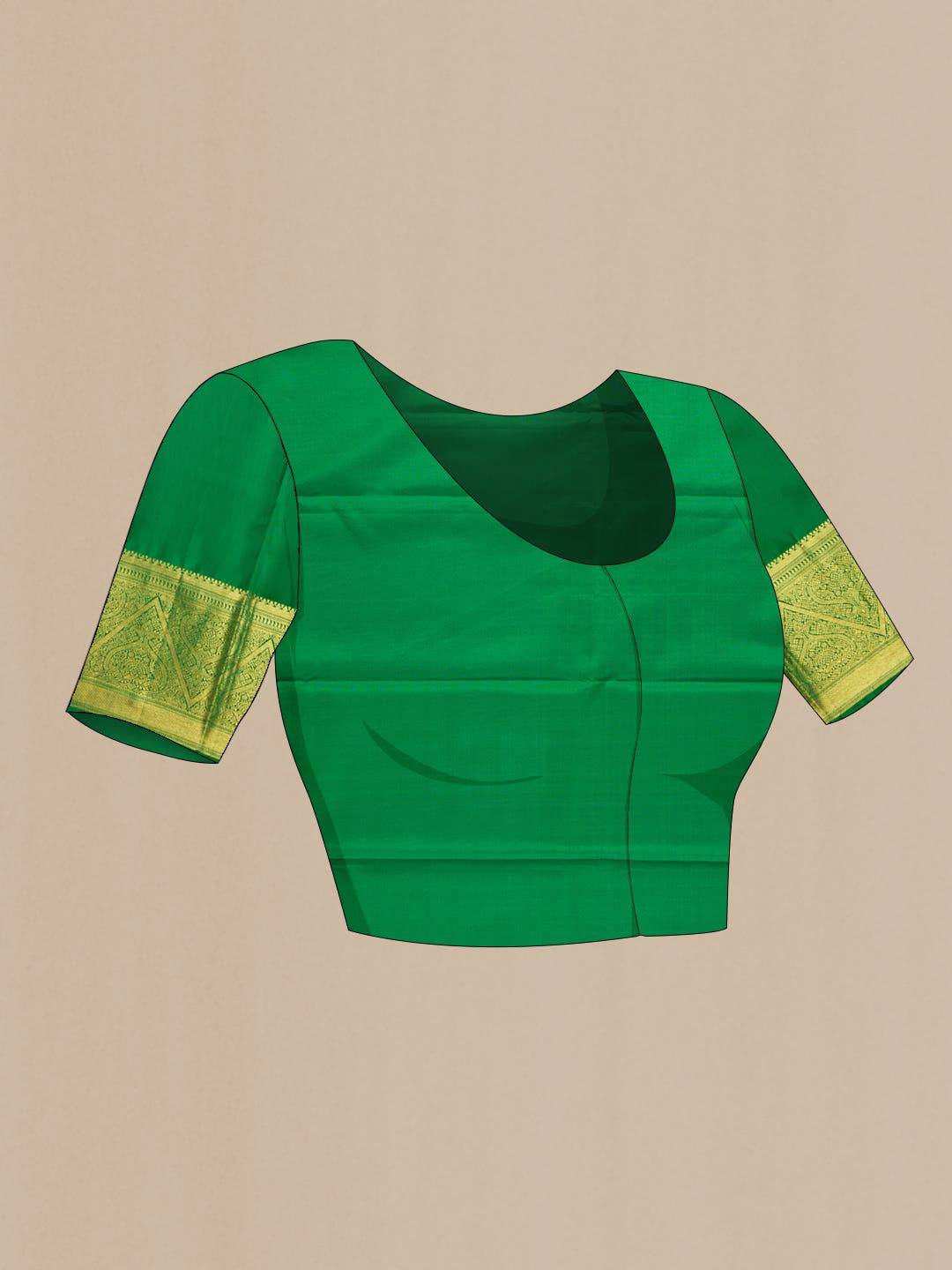 Green Kanchipuram Silk Saree