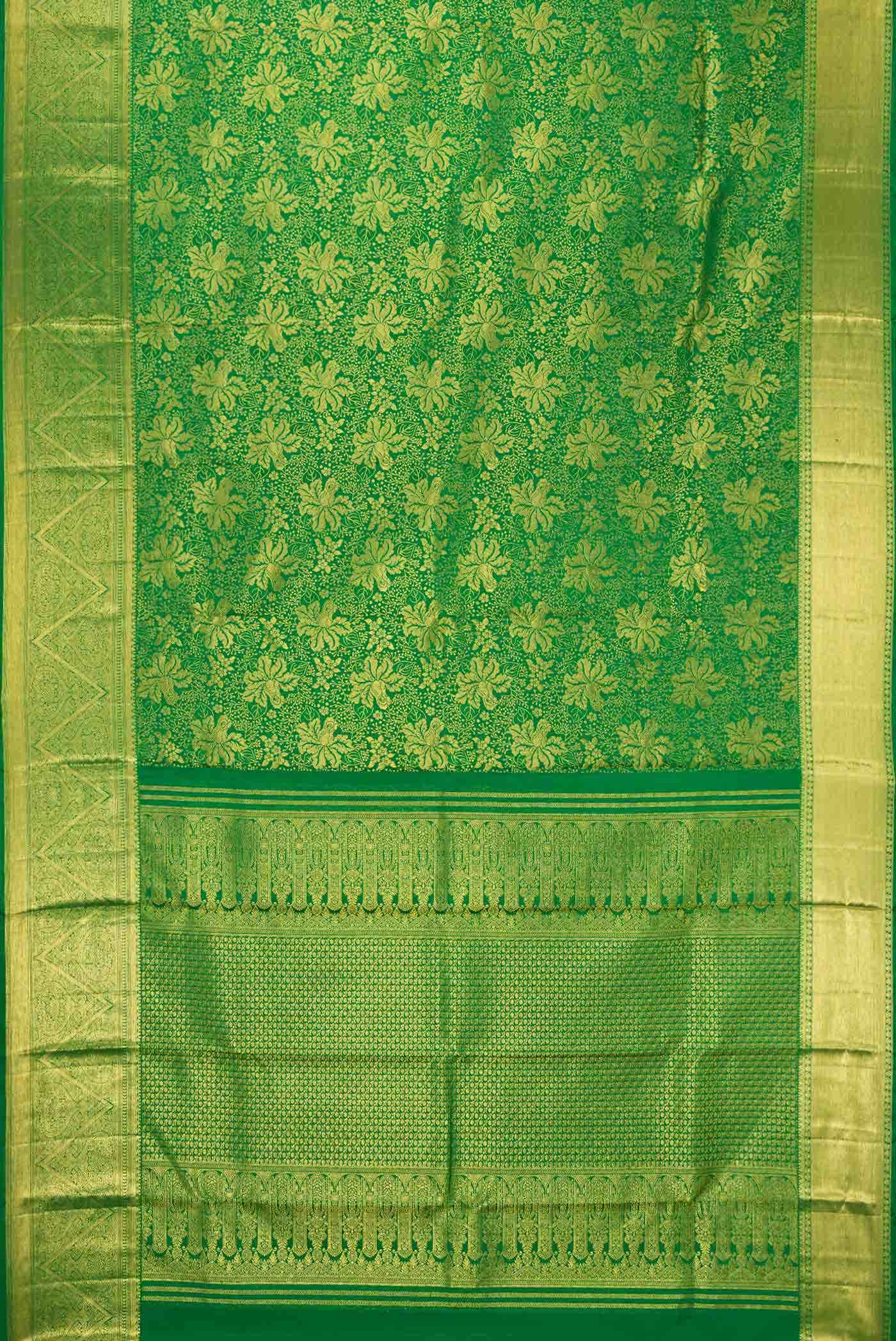 Green Kanchipuram Silk Saree