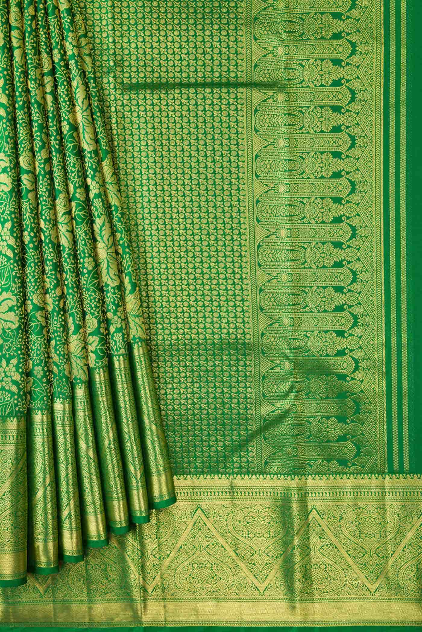 Green Kanchipuram Silk Saree