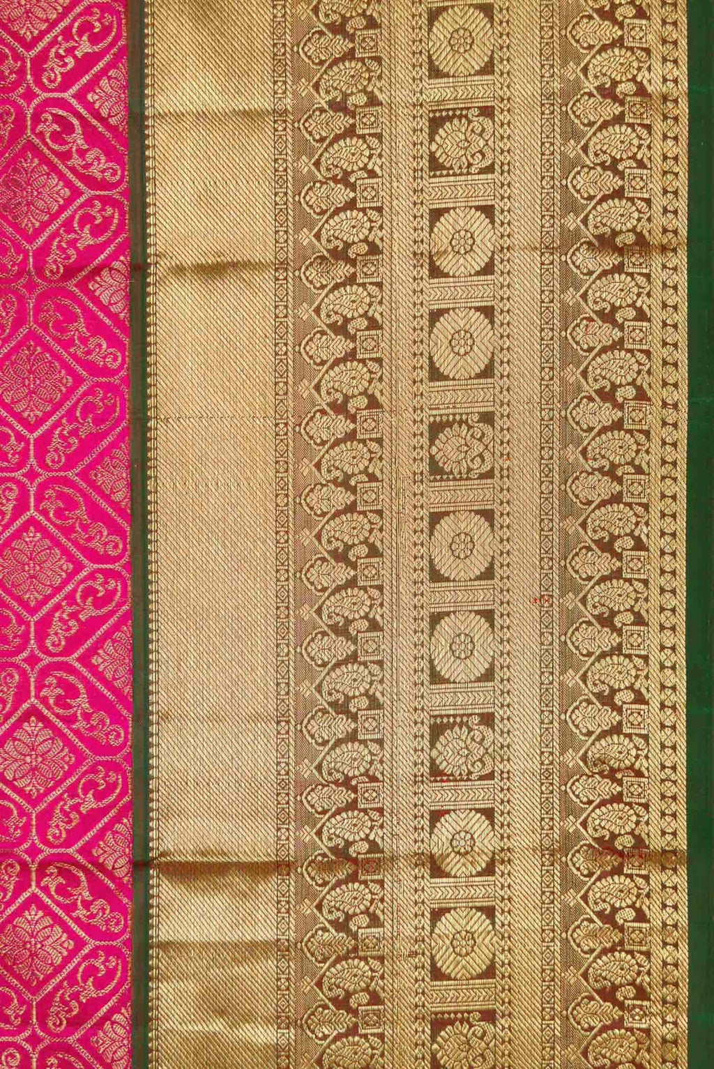 Pink Kanchipuram Silk Saree