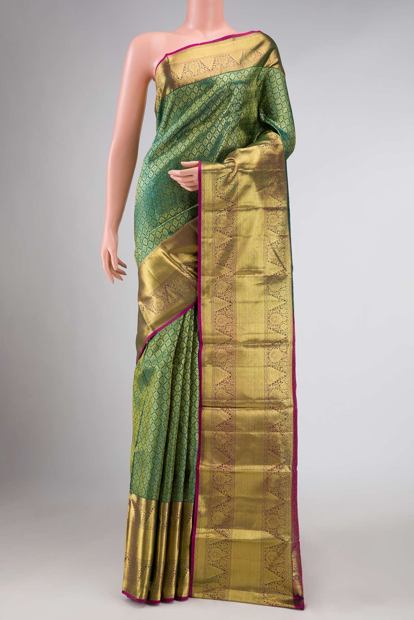 Green Kanchipuram Silk Saree
