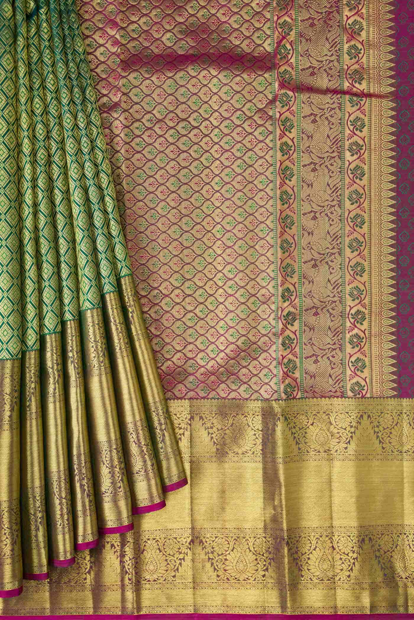 Green Kanchipuram Silk Saree