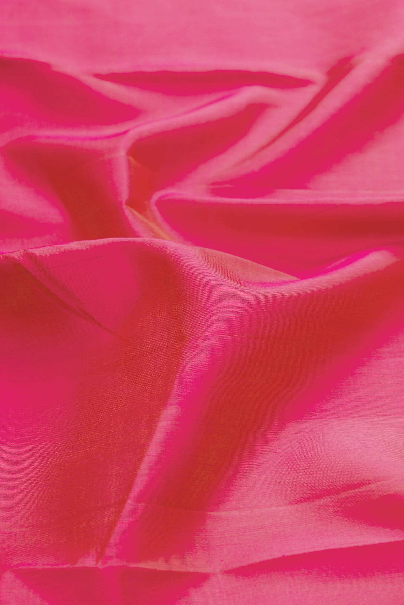 Pure Silk Pure Zari Pink Dual Tone Kanchipuram Saree