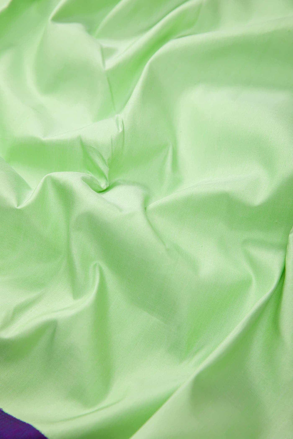 Pure Silk Pure Zari Sea Green Dual Tone Kanchipuram Saree