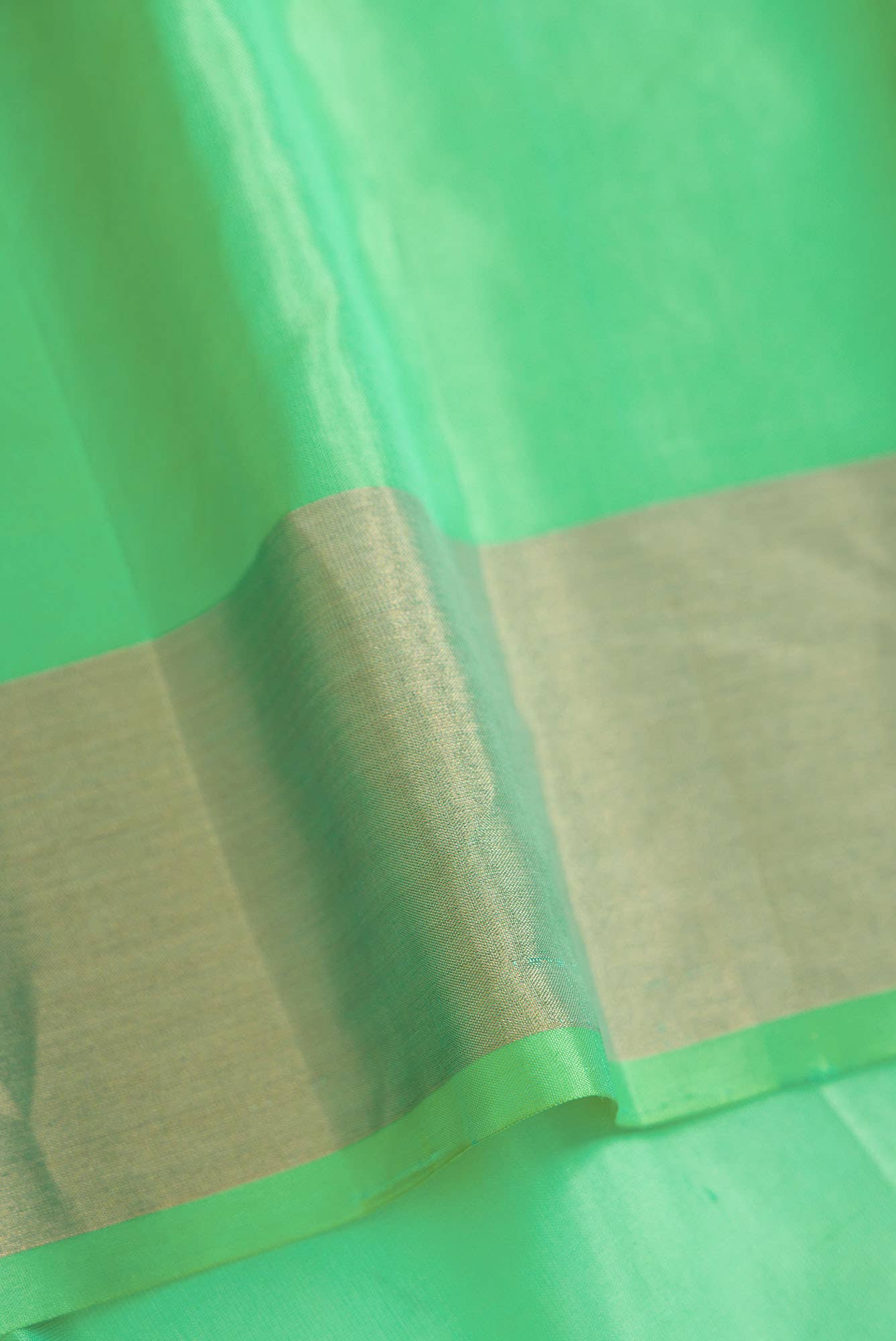 Grey Dual Tone Soft Silk Saree