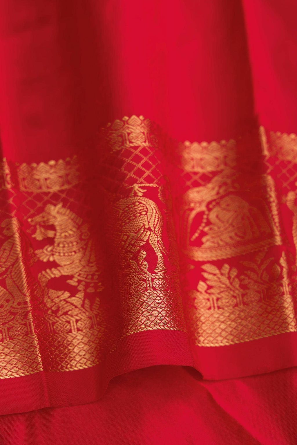 Sandal Dual Tone Double Ikat Saree