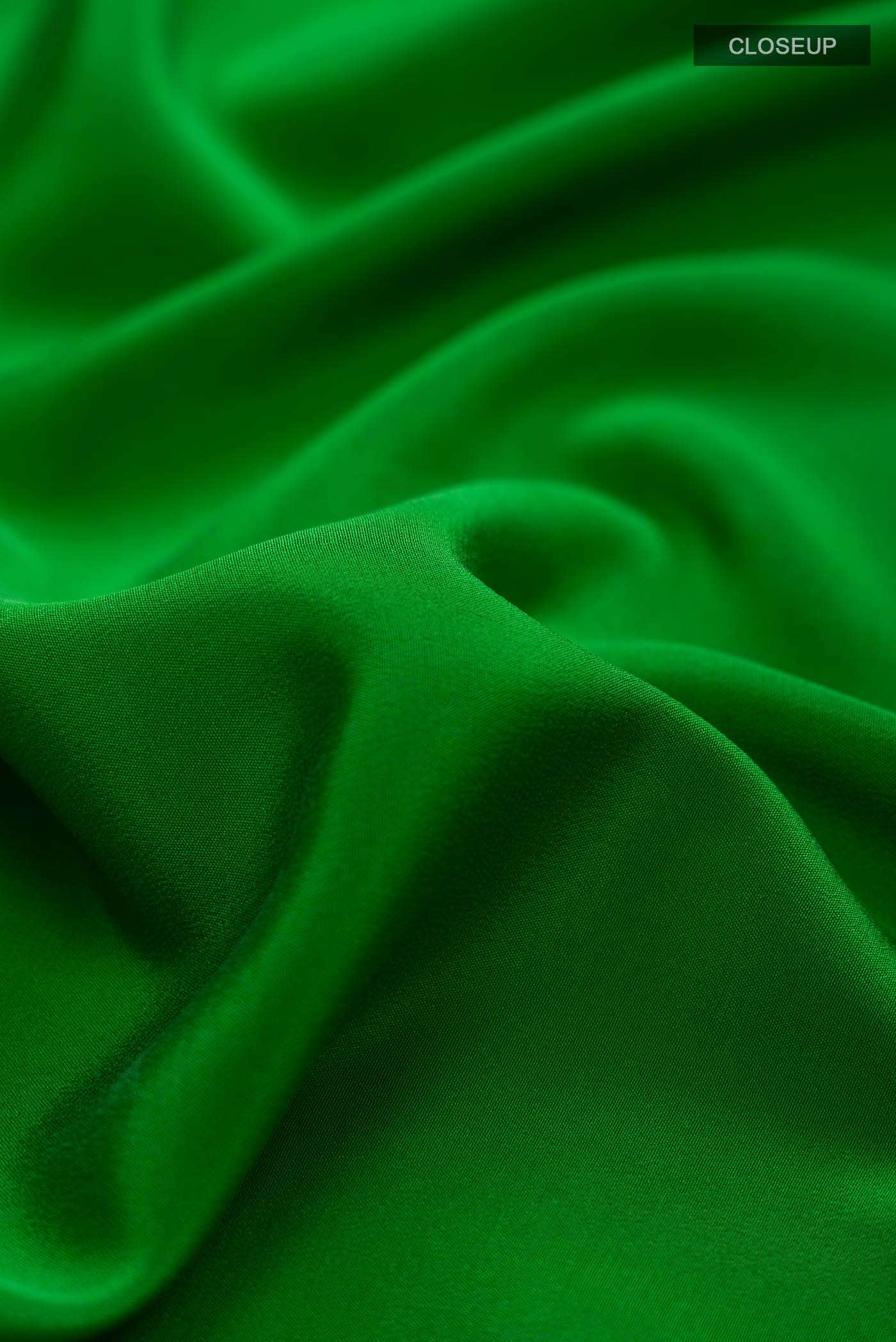 Pure Silk Pure Zari Green Mysore Crepe Saree