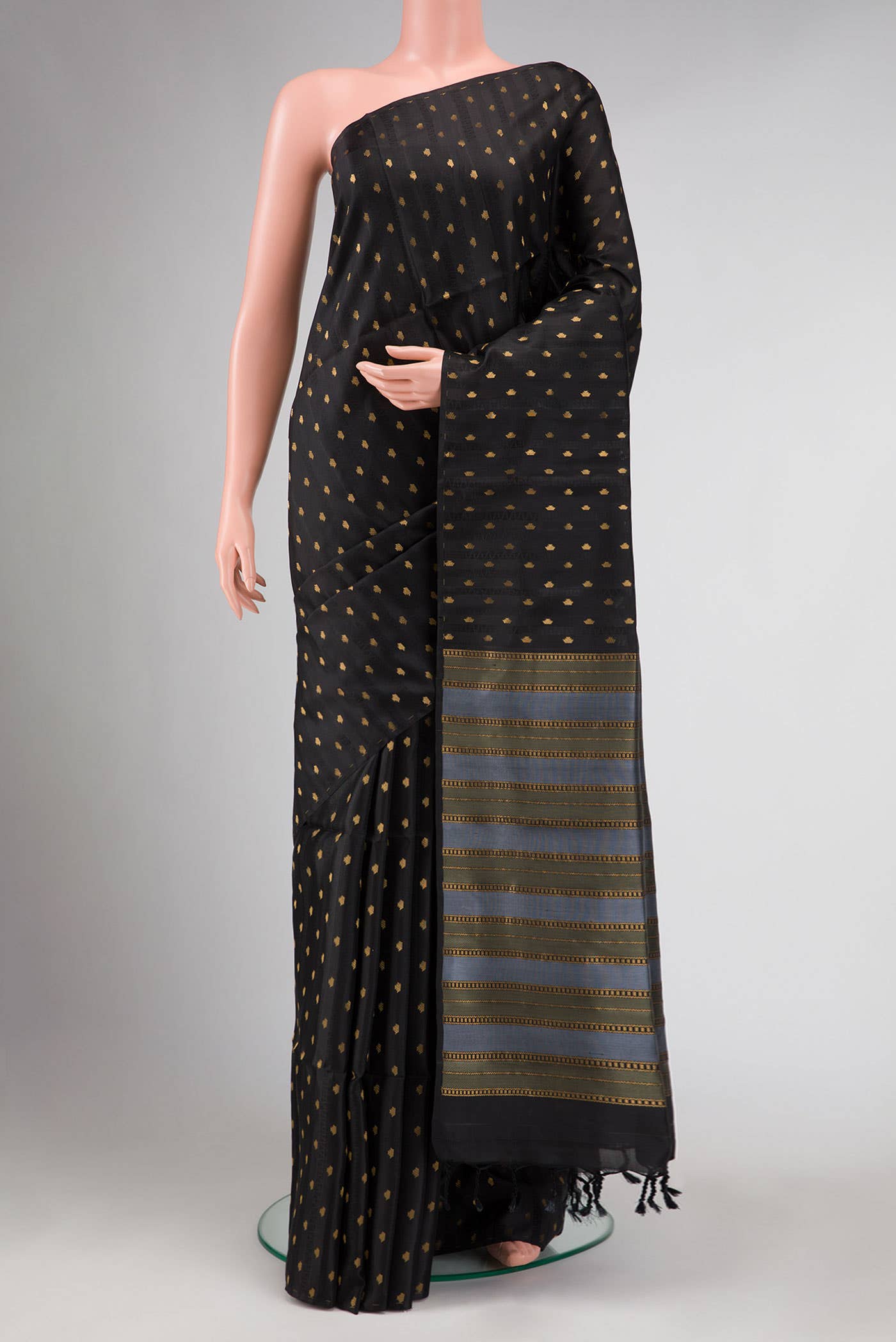 Black Soft Silk Saree