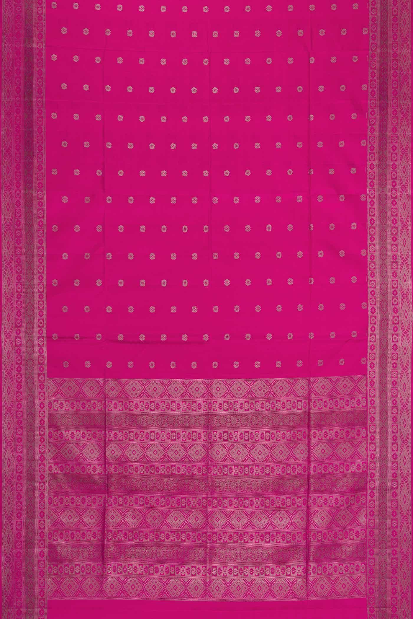 Rani Pink Soft Silk Saree