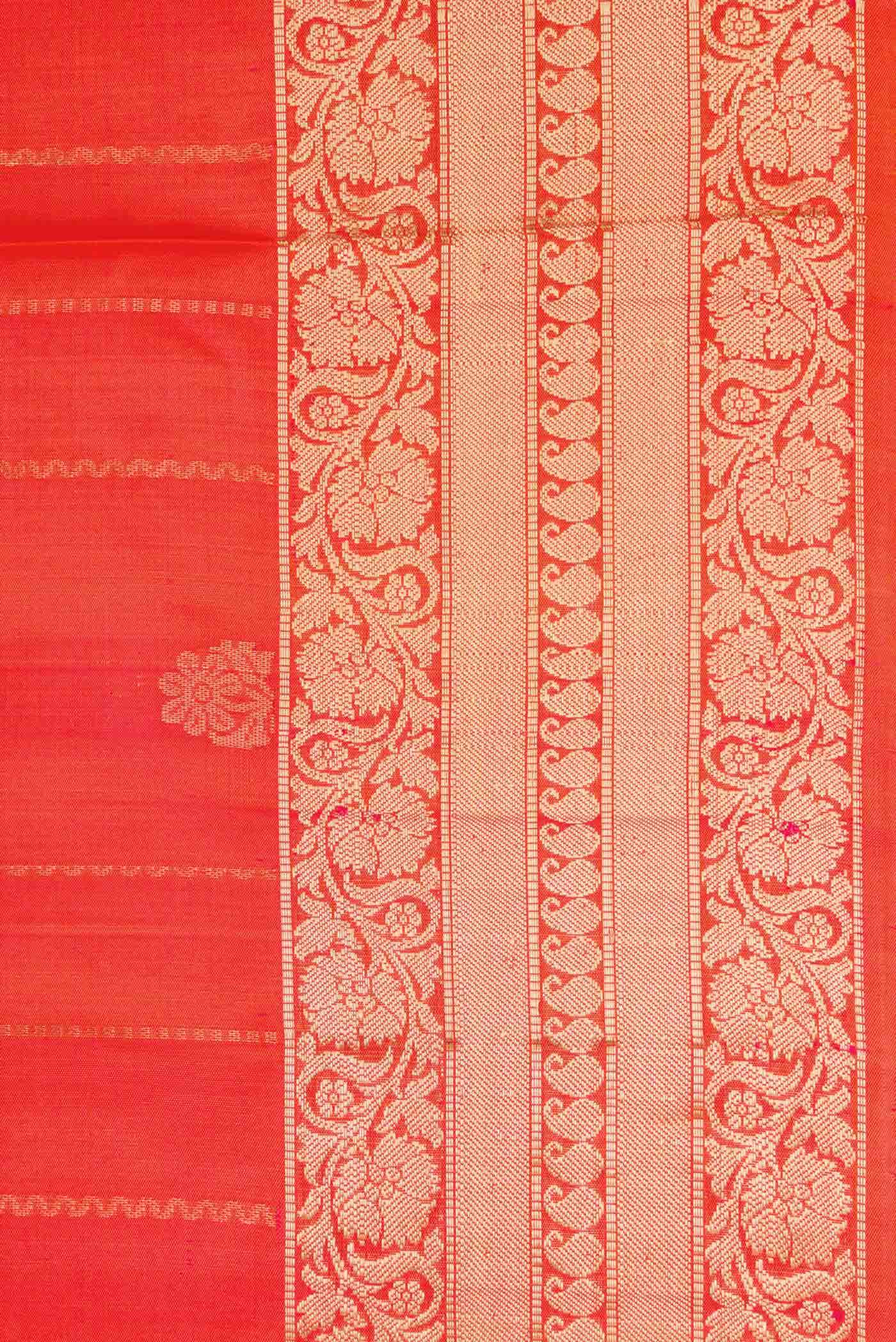 Orange Soft Silk Saree