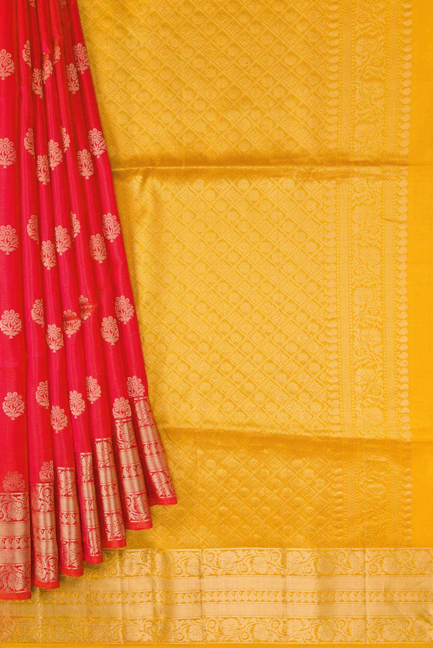 Orange Soft Silk Saree