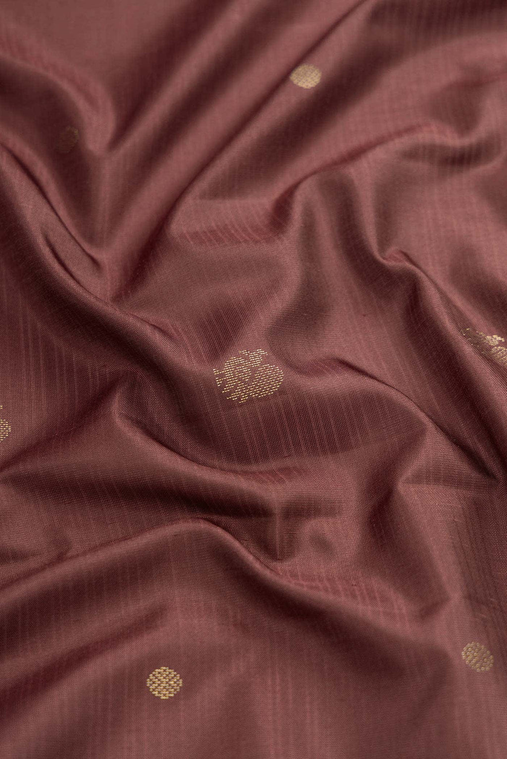 Brown Dual Tone Soft Silk Saree