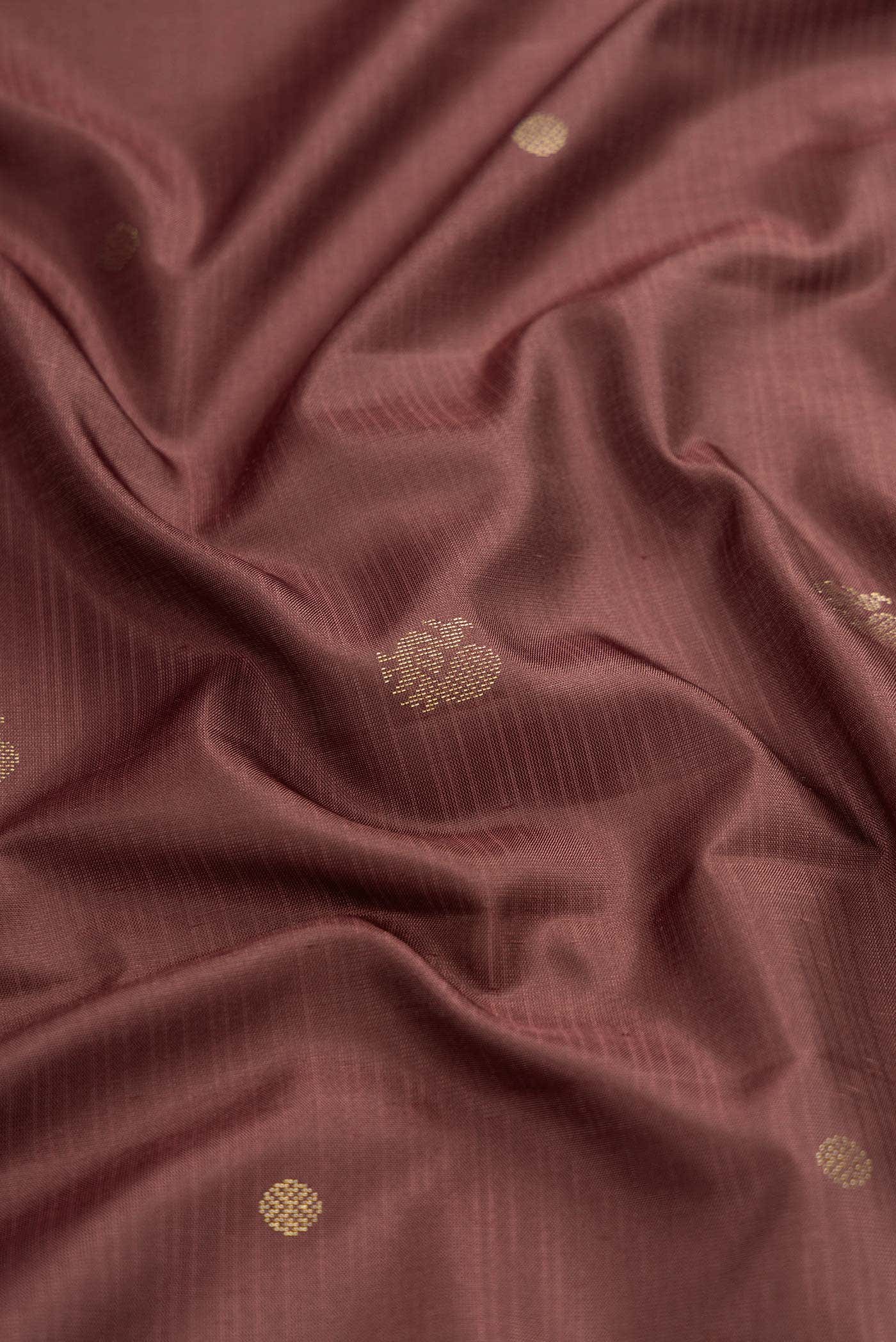 Brown Dual Tone Soft Silk Saree