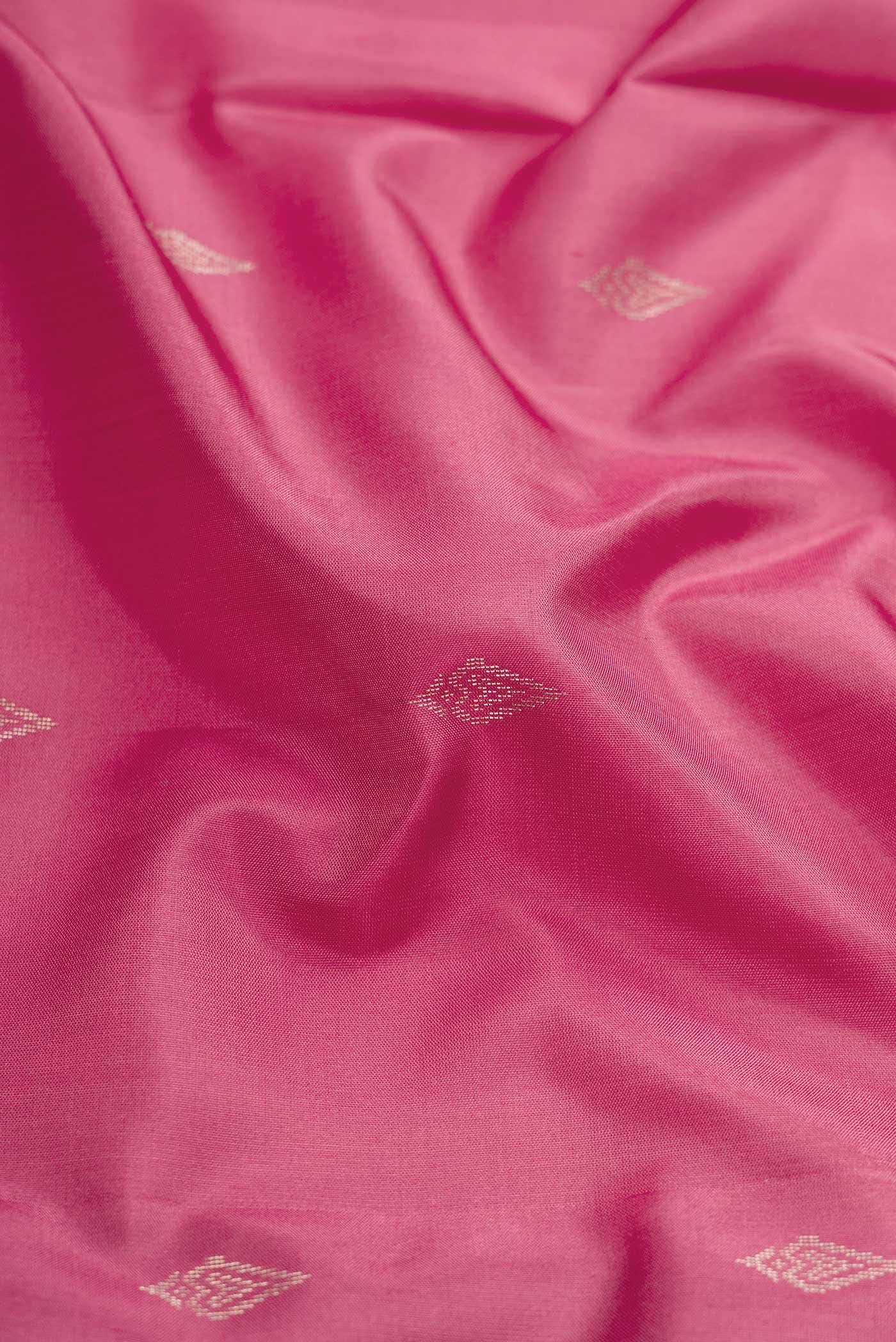 Pink Dual Tone Soft Silk Saree