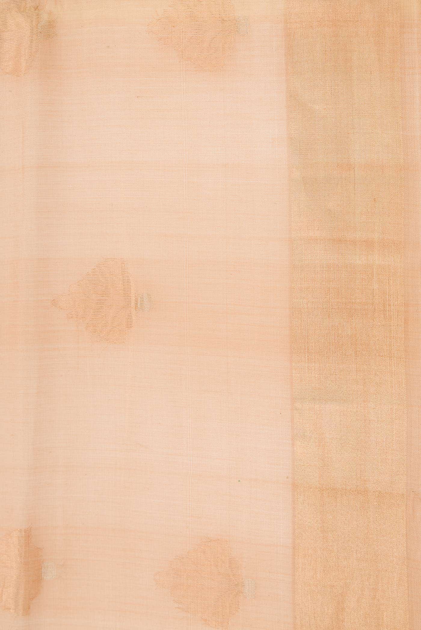 Brown Dual Tone Silk Cotton Saree