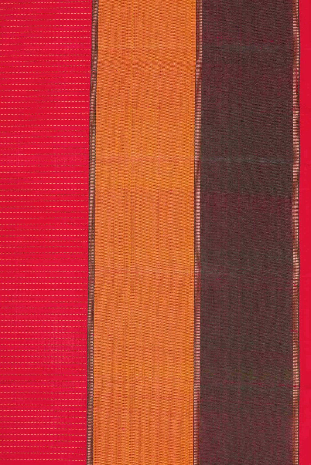 Pure Silk Pure Zari Red Dual Tone Kanchipuram Saree