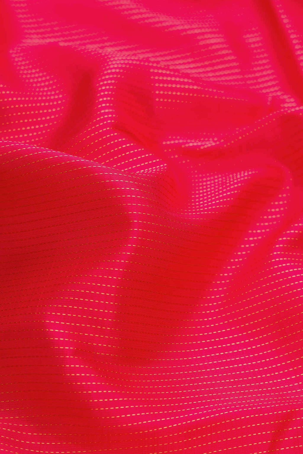 Pure Silk Pure Zari Red Dual Tone Kanchipuram Saree