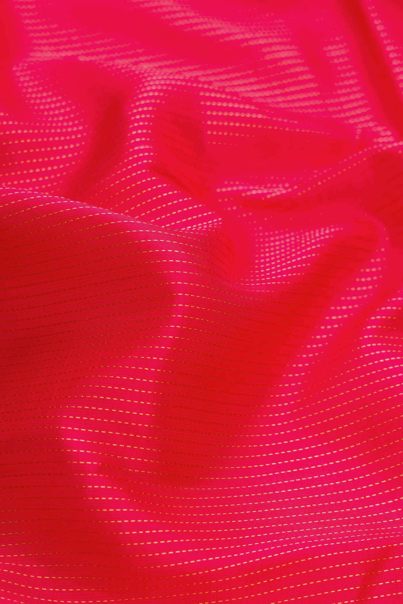 Pure Silk Pure Zari Red Dual Tone Kanchipuram Saree