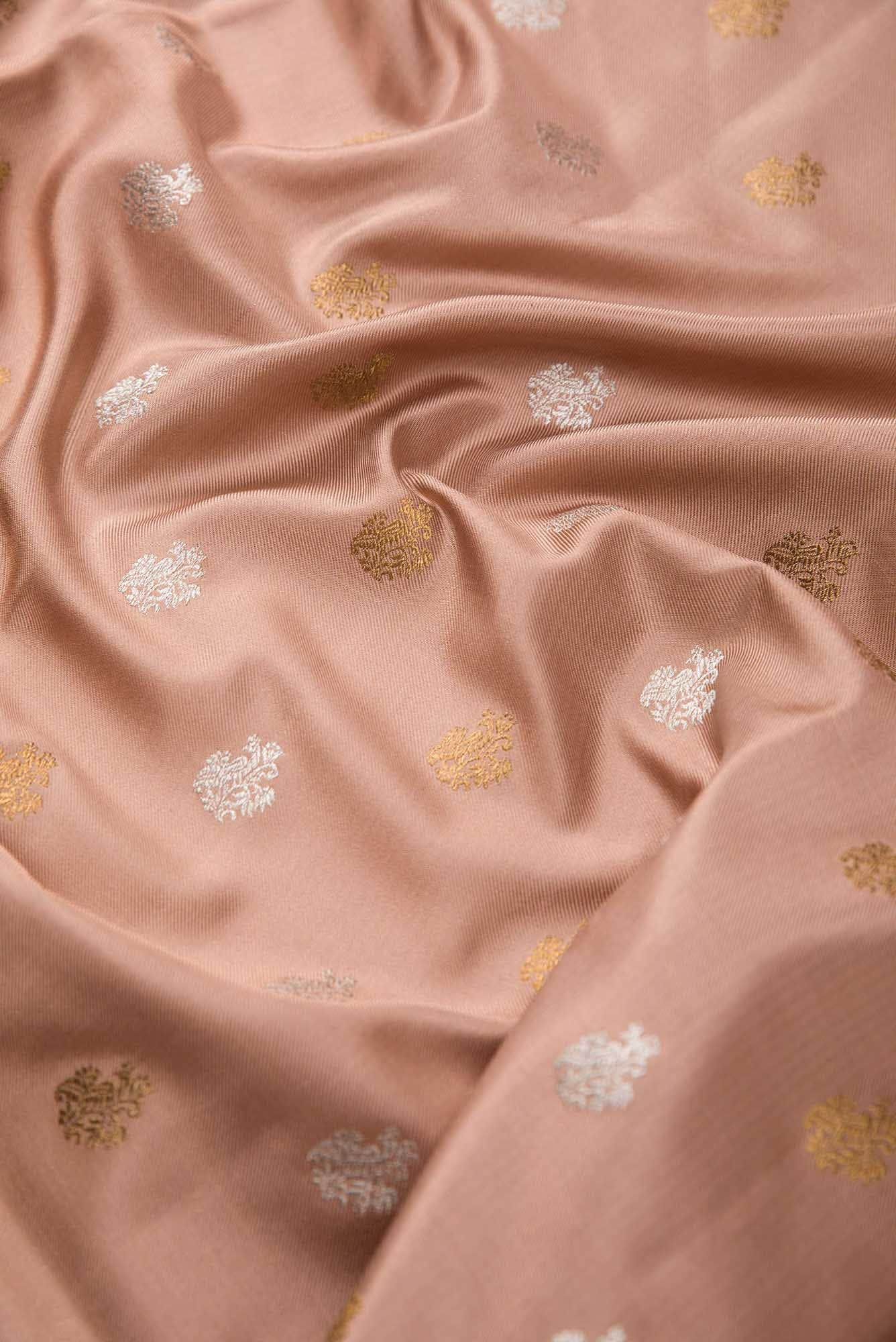 Brown Dual Tone Double Ikat Saree