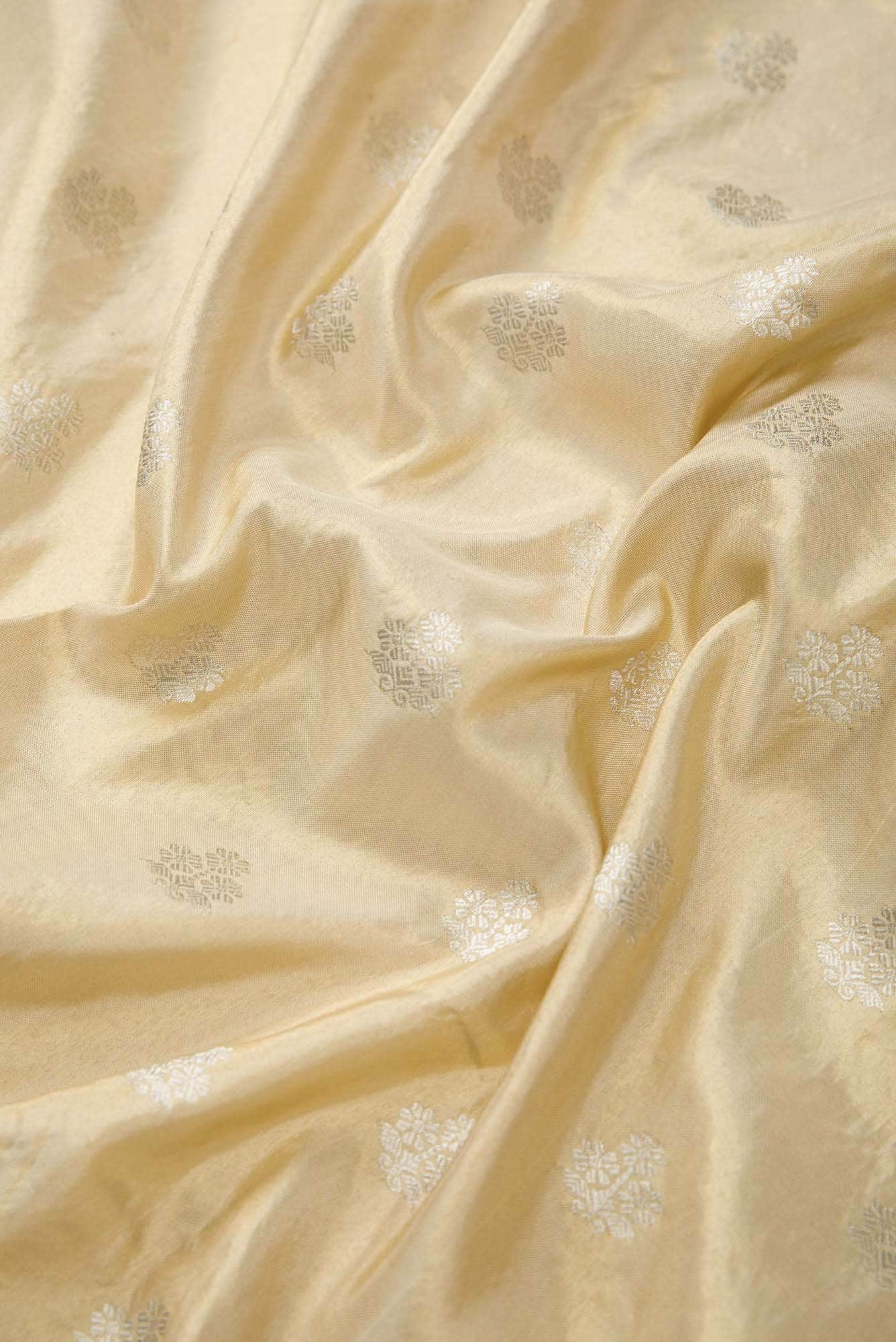 Gold Dual Tone Paithani Silk Saree