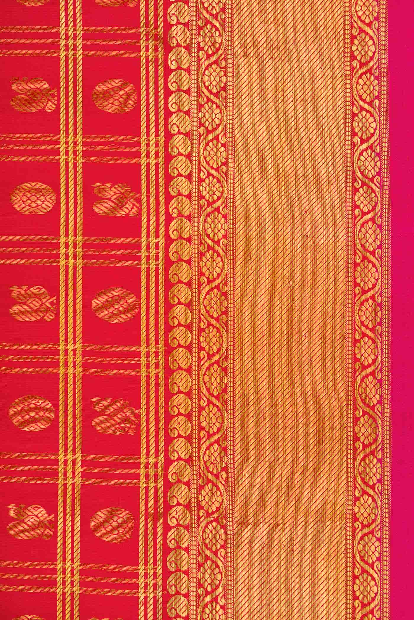 Red Kanjivaram Silk Saree
