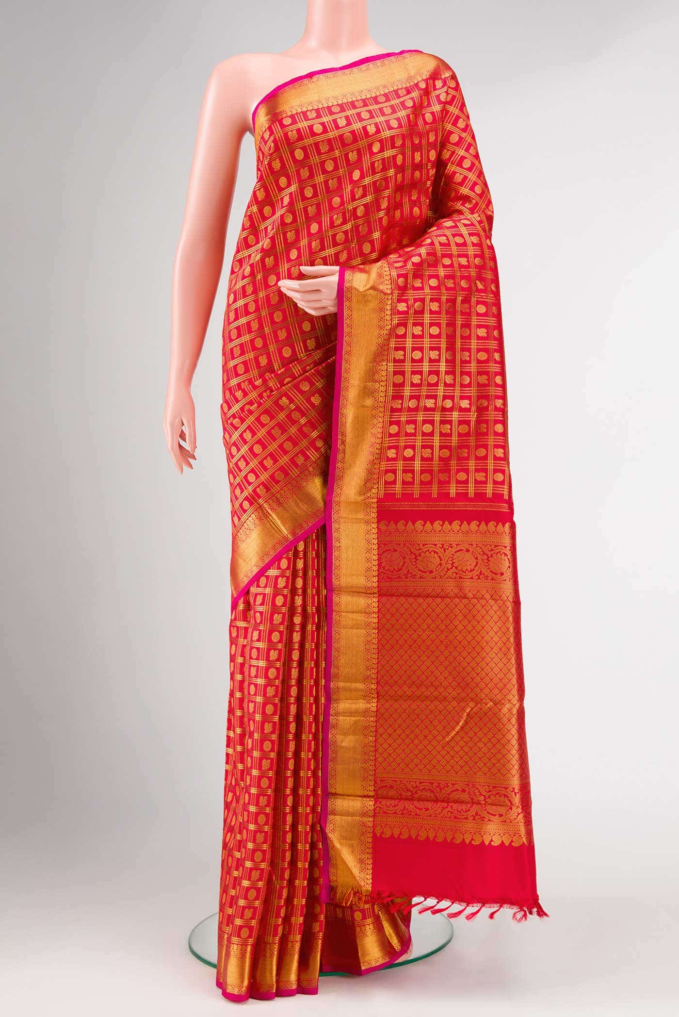 Red Kanjivaram Silk Saree