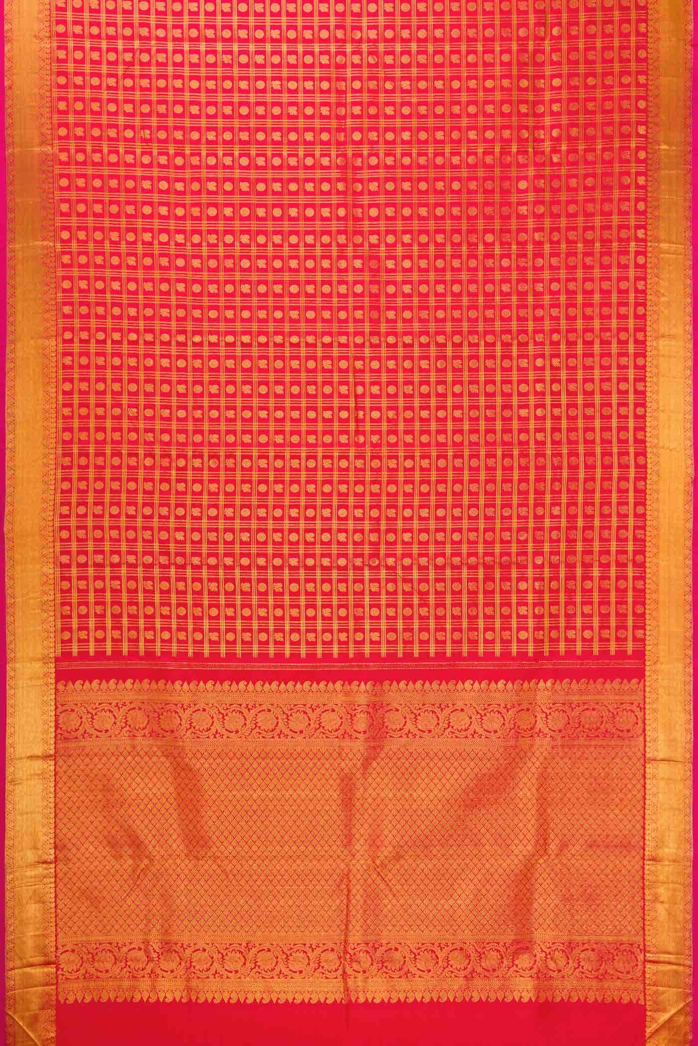 Red Kanchipuram Silk Saree