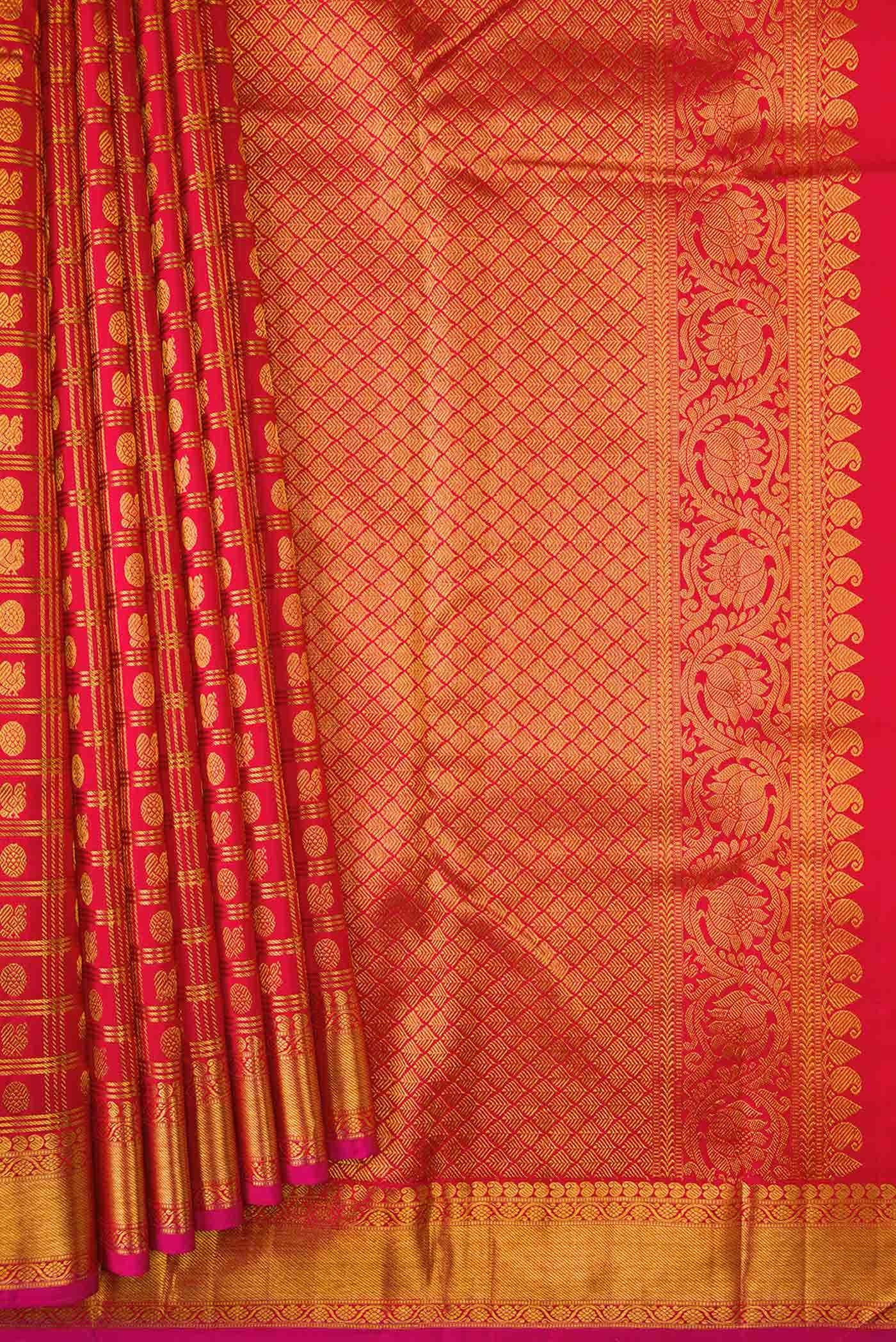 Red Kanchipuram Silk Saree