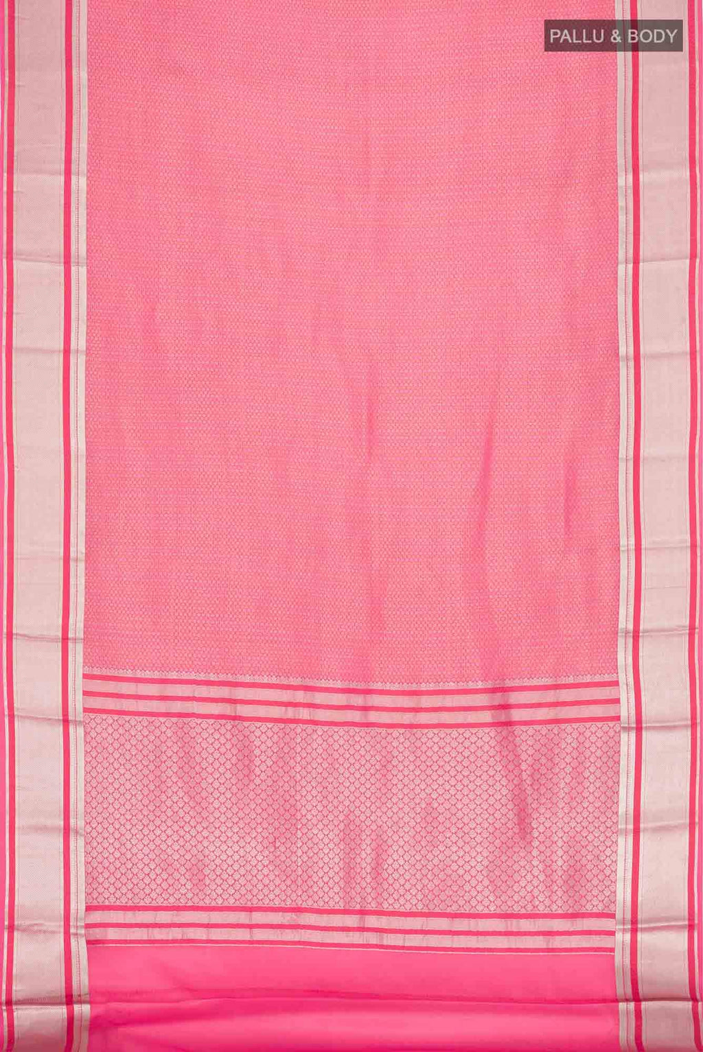 Pink Mysore Crepe Saree