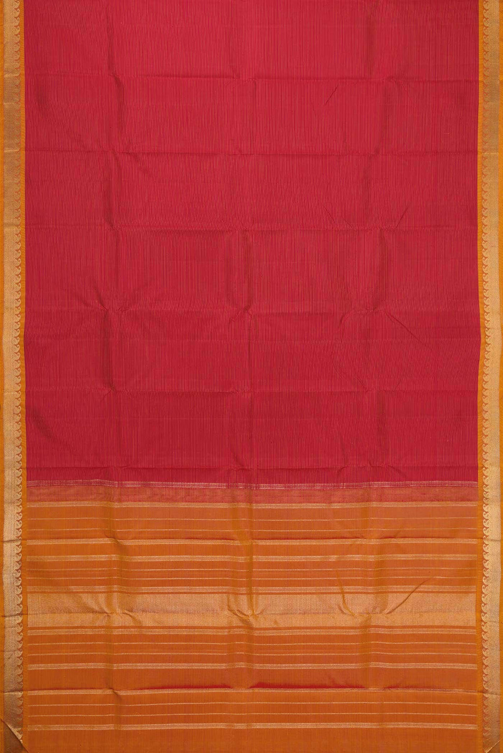 Pure Silk Pure Zari Maroon Dual Tone Kanchipuram Saree