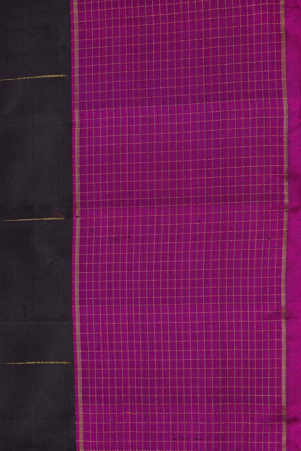 Pure Silk Pure Zari Coffee Brown Dual Tone Kanchipuram Saree